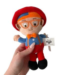 Blippi Firefighter Plush New